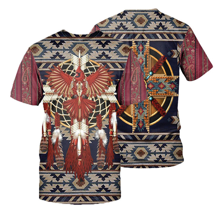 Native Pattern 3D All Over Printed Shirts For Men And Women 16