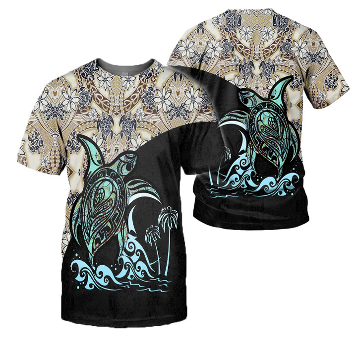 Sea Turtle 3D All Over Printed Shirts For Men And Women 10