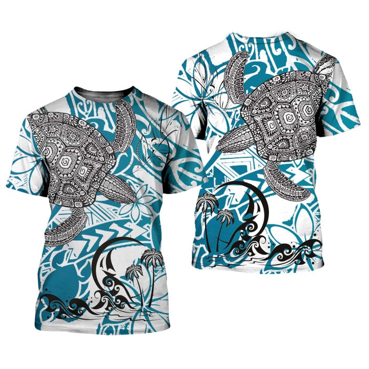 Sea Turtle 3D All Over Printed Shirts For Men And Women 11