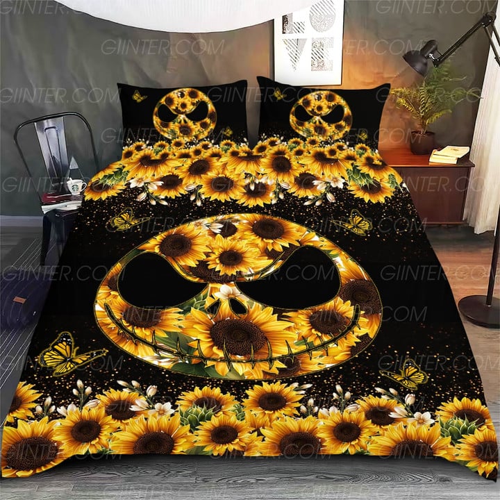 Sunflowers JS Face Duvet Cover Bedding Set GINNBC93284