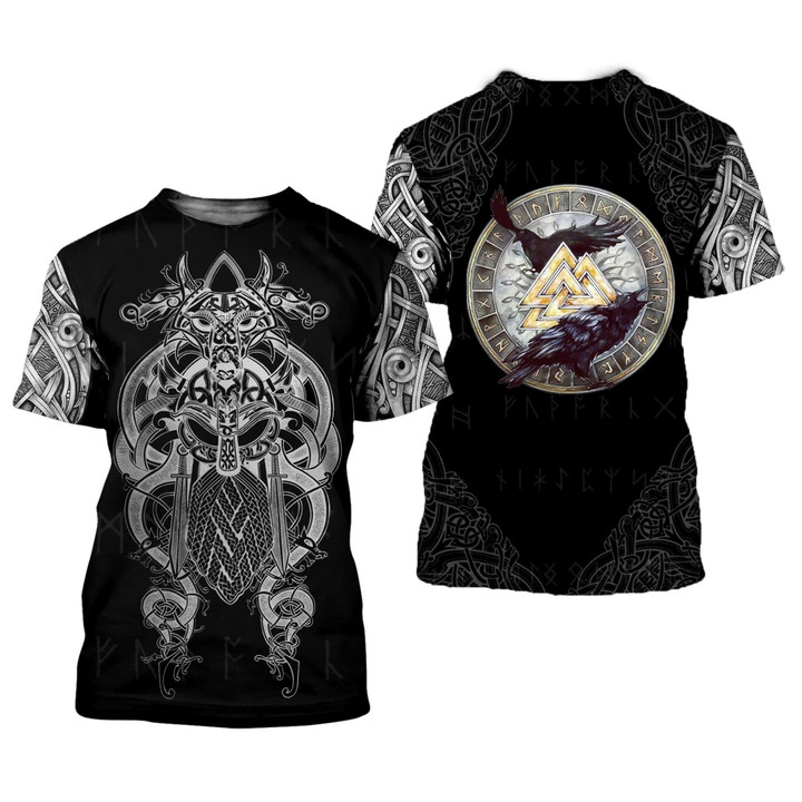 Vikings Tattoo 3D All Over Printed Shirts For Men And Women 118