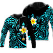 Amazing Polynesian Sea Turtle Tattoo & Hibiscus 3D All Over Printed Shirts For Men And Women 12