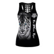 Amazing White Tiger 3D All Over Printed Shirts For Men And Women 02