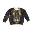 Beautiful 3D All Over Printed Lion Clothes For Kids