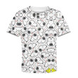 Beautiful 3D All Over Printed Snoopy Clothes For Kids 01