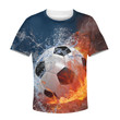 Beautiful 3D All Over Printed Soccer Clothes For Kids