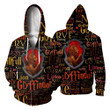 Gryffindor 3D All Over Printed Shirts For Men and Women 04