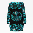 Jack Skellington Women's Lace-Up Long Sweatshirt GINNBC58436