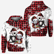 Jack Skellington & Sally Christmas Pattern Women 3D Shirts GINNBC81057
