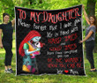 Premium To My Daughter Quilt Blanket GINNBC96734