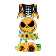Sunflower Jack Skellington Face Women Tank Top & Legging GINNBC72720