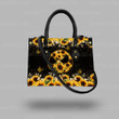 Sunflowers JS Face Leather Bag GINNBC93284