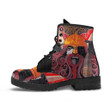 Viking Tatoo Leather Boots 44