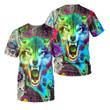 Wolf 3D All Over Printed Shirts For Men And Women