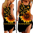 You Are My Sunshine Jack Skellington Criss-Cross Tank Top & Sleeveless Beach Dress GINNBC80472