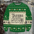Taters Potatoes LOTR Green Knitted Sweater Ugly Christmas Shirt, Xmas Sweater, Christmas Sweater, Ugly Christmas Sweater GINUGL02
