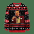 Laughing Leo Christmas Wool Ugly Knitted Christmas Sweatshirt, Xmas Sweater, Christmas Sweater, Ugly Christmas Sweater GINUGL25