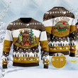 Bear Beer Campfire Yellow Wool Ugly Sweater Knitted Sweater Ugly Christmas Shirt, Xmas Sweater, Christmas Sweater, Ugly Christmas Sweater GINUGL62