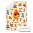 Winnie The Pooh and Friends Blanket Personalized Fleece Blanket GINPOOH16