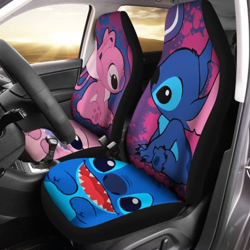 2pcs Stitch Couple Car Seat Cover GINLIST05084