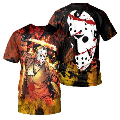 3D All Over Printed Jason Voorhees Clothes 05