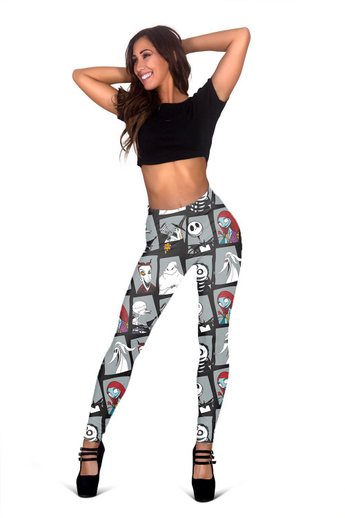 3D ALL OVER PRINTED LEGGINGS - The Nightmare Before Christmas