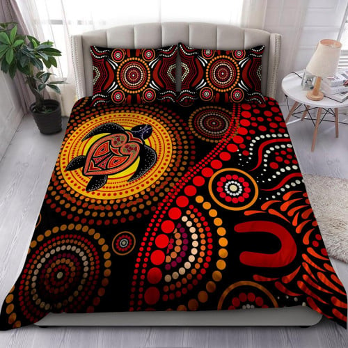 Aboriginal Turtle Sun Bedding Set 244