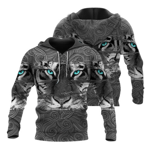 Amazing White Tiger 3D All Over Printed Shirts For Men And Women 03