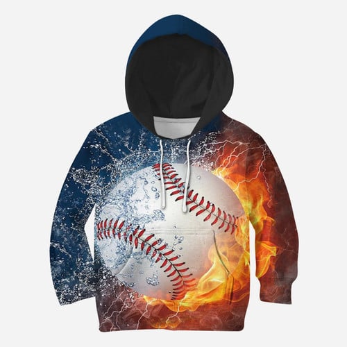 Beautiful 3D All Over Printed Baseball Clothes For Kids