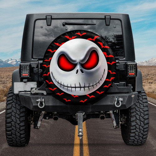 Jack Skellington Face Red Eyes Spare Tire Cover GINNBC68145