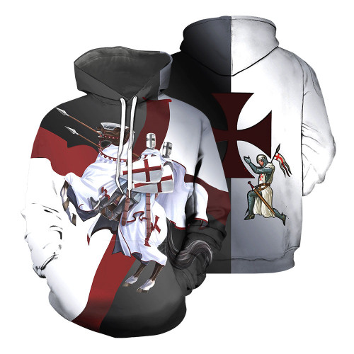 Knights Templar 3D All Over Printed Shirts For Men And Women 01