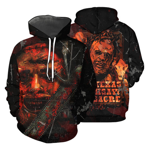 Leatherface 3D All Over Printed Shirts For Men and Women 157