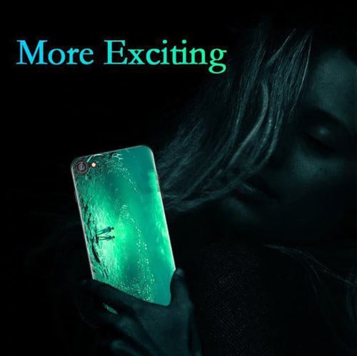 Luminous Tempered Glass Case For iPhone 5 5S SE iPhone 8 7 6 6S Plus Coque