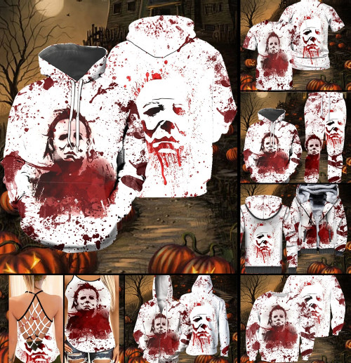 Michael Myers Halloween 3D All Over Printed Shirts GINHR00014