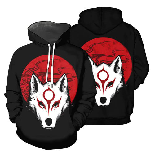 Ōkami 3D All Over Printed Shirts For Men And Women 01