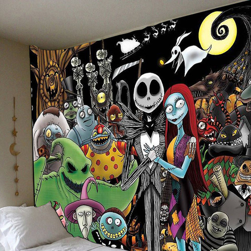 The Nightmare Before Christmas Tapestry All Over Printed GINNBC00515
