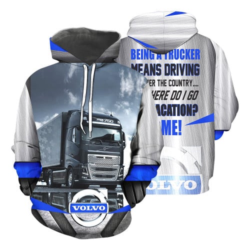 Trucker 3D All Over Printed Shirts For Men And Women 03