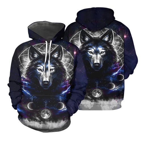 Wolf 3D All Over Printed Shirts For Men And Women 02