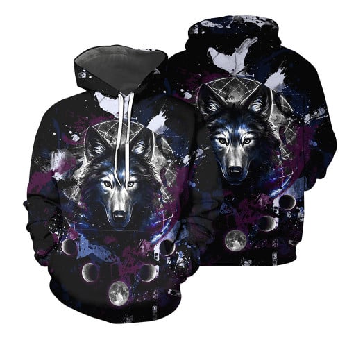 Wolf 3D All Over Printed Shirts For Men And Women 07