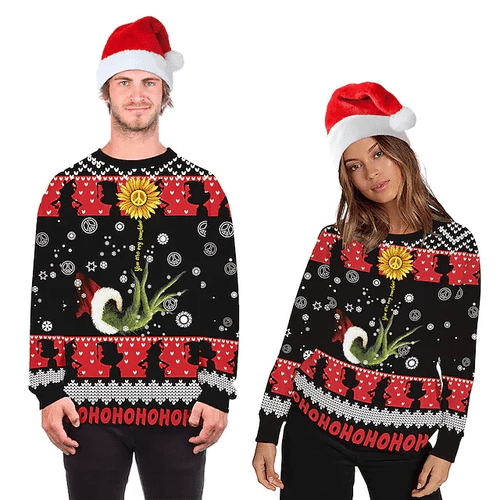 The Grinch Christmas 3D Ugly Thicken Sweaters GINGRI25