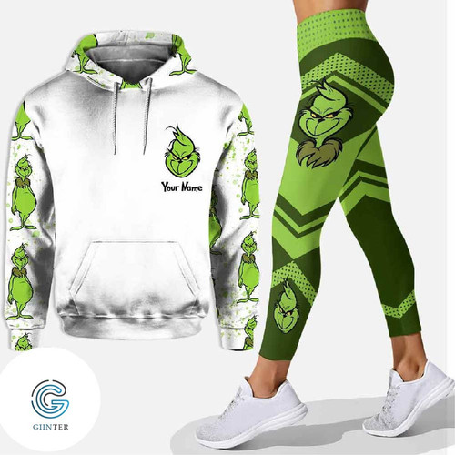 Personalized The Grinch Combo Hoodie & Legging GINGRI40