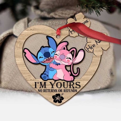 I’m Yours - Personalized Christmas Ohana Ornament (Printed On Both Sides)