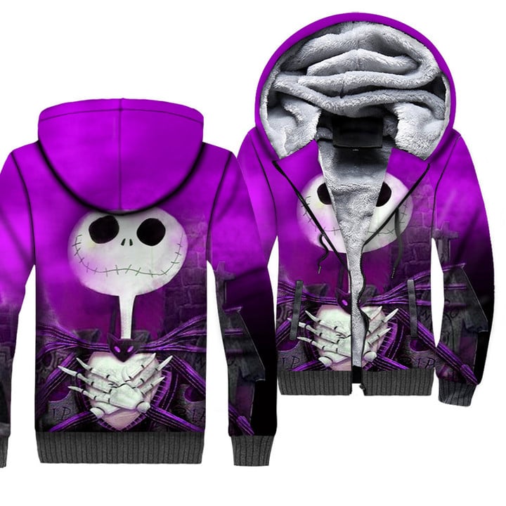 3D All Over Printed Jack Skellington Clothes 09 - Red & Purple (LIMITED EDITION)