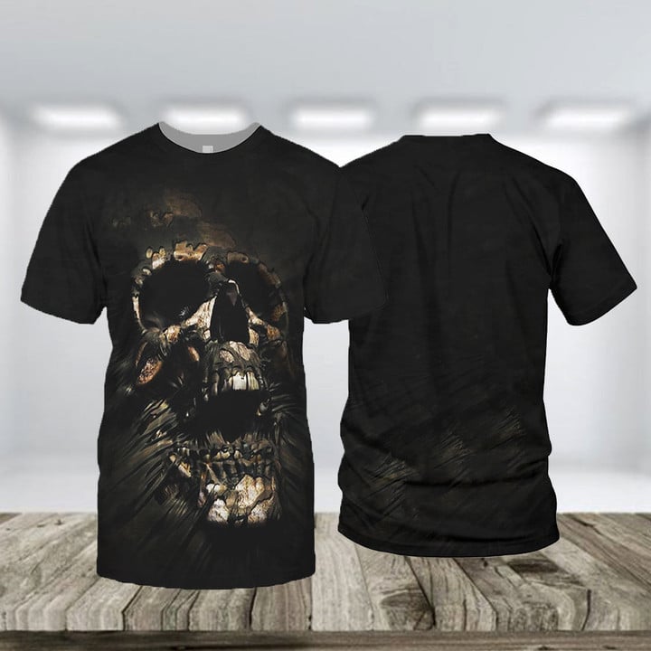 3D All Over Printed Skulls Clothes 02