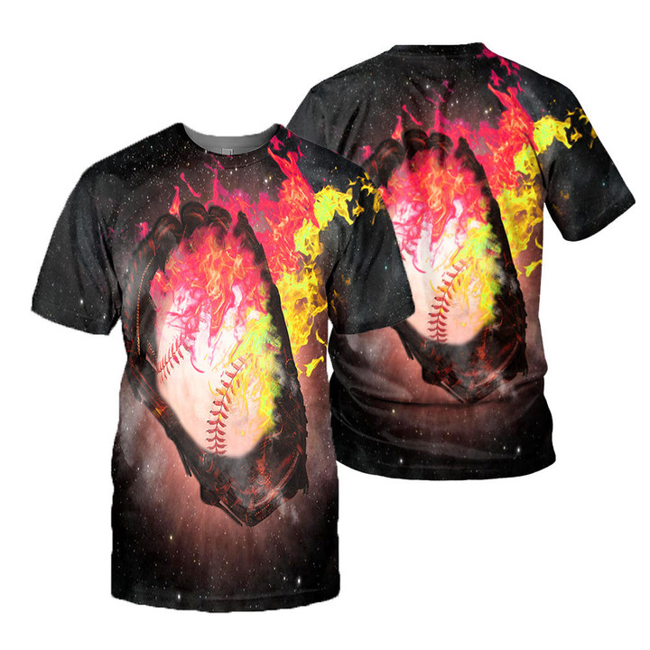 Baseball 3D All Over Printed Shirts For Men And Women 04