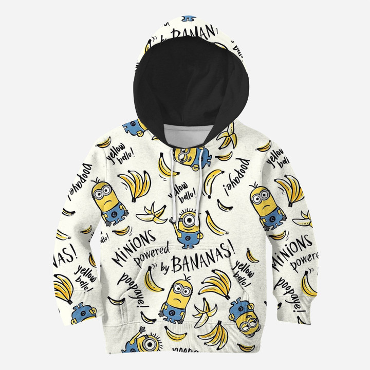 Beautiful 3D All Over Printed Minions Clothes For Kids