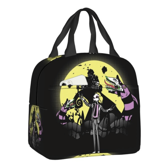 Beetlejuice Sandworm Insulated Lunch Bag for Women GINBTJ0206