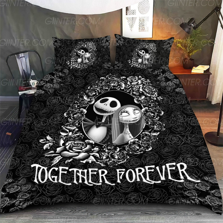 Black Roses JS & Sally NBC Duvet Cover Bedding Set GINNBC97467