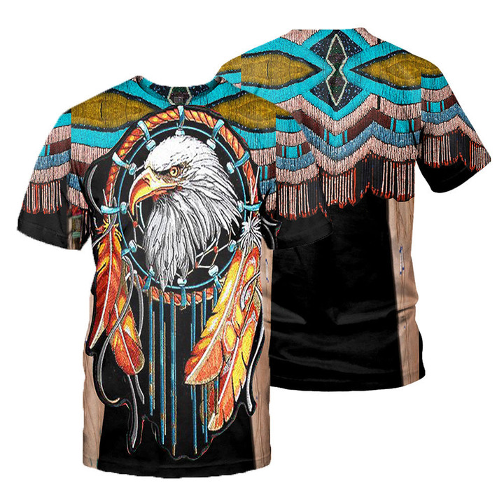 Dreamcatcher Eagle 3D All Over Printed Shirts For Men And Women 31