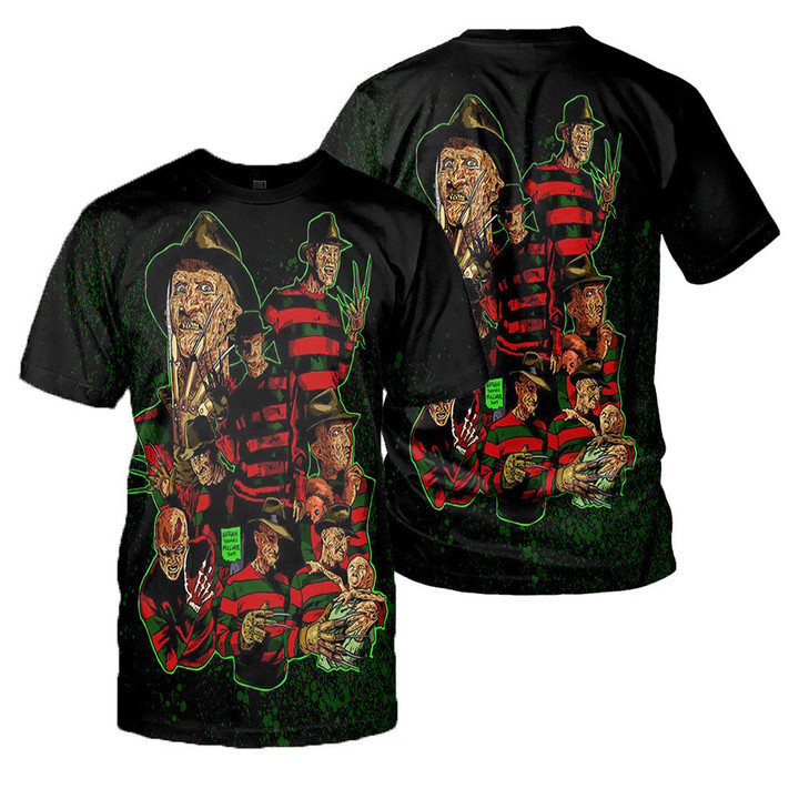 Freddy Krueger 3D All Over Printed Shirts For Men and Women 277